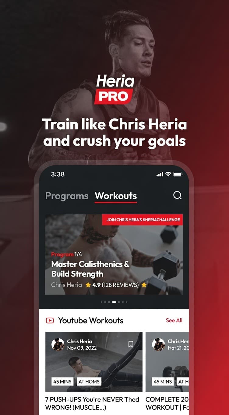 Heria PRO app by Chris Heria